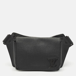 Louis Vuitton Black Leather Take Off Sling Bag 1142265