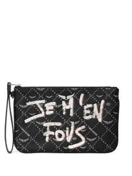 Zadig & Voltaire monogram clutch bag 29852298