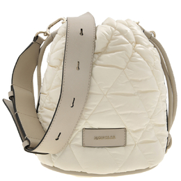 Moncler White Quilted Nylon Laque Bucket Bag i209b5i00002m3751070