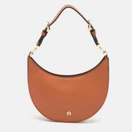 Aigner Brown Leather Delia Hobo 1141955