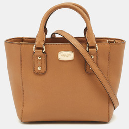 Michael Kors Brown Saffiano Leather Mini Kellen Tote 1142589