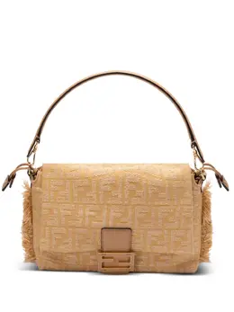 Сумка на плечо Zucca Mamma с бахромой Fendi, нейтральный 29825470 | нейтральные цвета