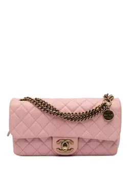 Chanel 2013-2014 Quilted Calfskin CC Crown Flap shoulder bag 30037017
