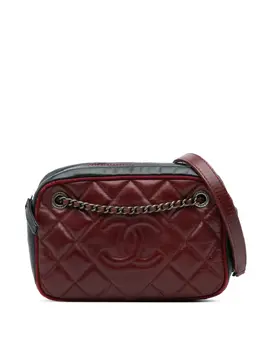 Chanel 2015-2016 Small Bicolor Quilted Calfskin Ballerine Camera Bag crossbody bag 30037535