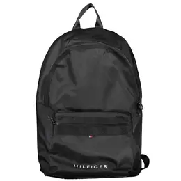 Tommy Hilfiger Black Polyester Men Backpack to-22078