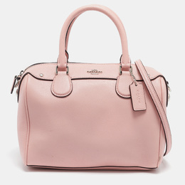 Coach Pink Leather Mini Bennett Satchel 1143348