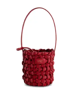 Giambattista Valli woven lambskin bucket bag 29253024