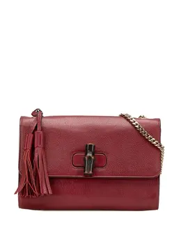 Gucci 2000-2015 Medium Leather Miss Bamboo crossbody bag 30054632