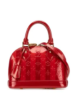 Louis Vuitton 2011 Monogram Vernis Rayures Alma BB satchel 30063158