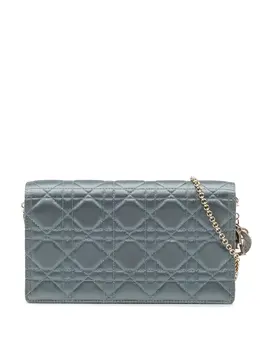 Christian Dior 2019 Silk Cannage Lady Dior Wallet On Chain crossbody bag 30063400