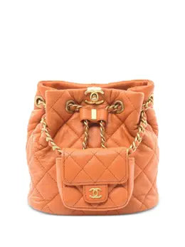 Chanel 2021 interlocking CC-logo backpack 29914681