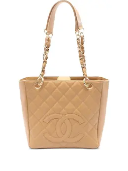 Chanel 2003-2004 matelassé caviar-leather tote bag 29915129