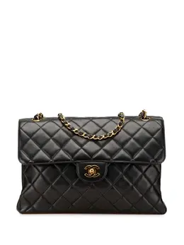 Chanel 1996-1997 Jumbo Lambskin Double Sided Flap shoulder bag 30065647