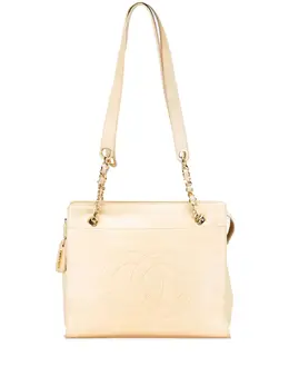 Chanel 1996-1997 CC Lambskin Chain tote bag 30066458