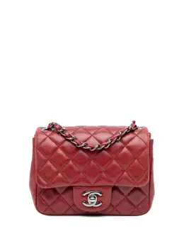 Chanel 2013-2014 Mini Square Classic Lambskin Single Flap crossbody bag 30097729