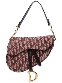 Christian Dior 2018 Oblique Canvas Saddle Bag shoulder bag 30099016