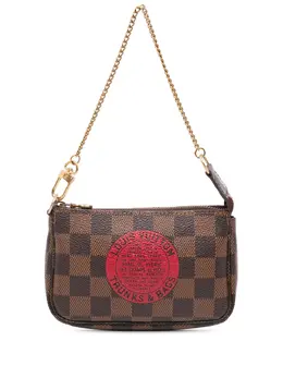 Louis Vuitton 2008 Damier Ebene Trunks and Bags Mini Pochette Accessoires handbag 30099190