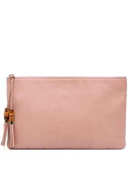 Gucci 2016-2024 Bamboo Tassel Leather clutch bag 30100085