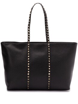 Valentino Garavani Rockstud Leather Medium Tote wb0r04vsf0no
