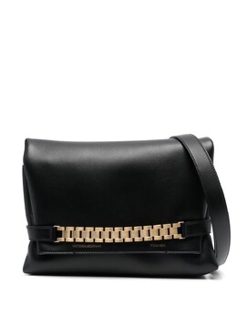 Victoria Beckham Chain Leather Clutch b223aac004769ablack