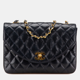 Chanel Black CC Quilted Lambskin Flap Bag 1137756