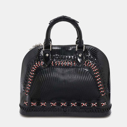 Louis Vuitton Noir Patent Leather PM Kansai Yamamoto Collaboration Alma Samurai Satchel Bag 1143862