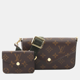 Louis Vuitton Brown Monogram Canvas Multi Pochette Felicie Shoulder Bag 1146901