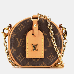 Louis Vuitton Brown Monogram Mini Boite Chapeau Necklace Bag 1147228