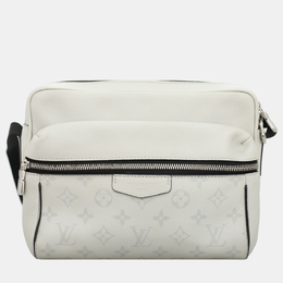 Louis Vuitton White & Grey Coated Canvas Antarctica Monogram Outdoor PM Messenger Bag 1147328