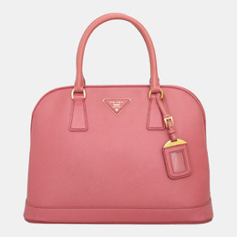 Prada Pink Saffiano Leather Open Medium Tote Bag 1147389