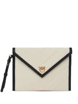 Pinko canvas clutch bag 27216393