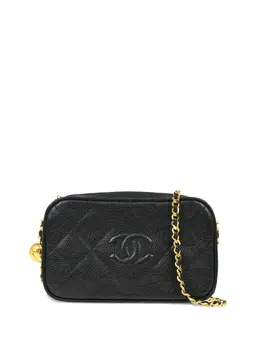 Chanel 1992 Interlocking CC-logo camera bag 29889175