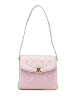 Chanel 1996-1997 CC Quilted Lambskin Diana Flap shoulder bag 30110193