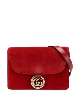 Gucci 2000-2015 Small Suede GG Ring Torchon crossbody bag 30110654