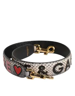 Dolce & Gabbana Multicolor DG AMORE Patch Bag Shoulder Strap wmb497