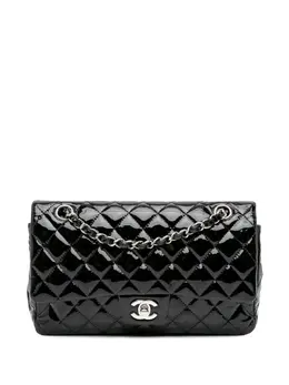 Chanel 2010-2011 Medium Classic Patent Double Flap shoulder bag 30132265