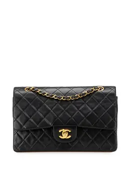 Chanel 1989-1991 Medium Classic Lambskin Double Flap shoulder bag 32055707