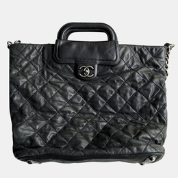 Chanel Black Shopping Tote Bag 1143434