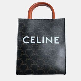 Celine Brown Canvas Mini Triomphe Tote Bag 1143512
