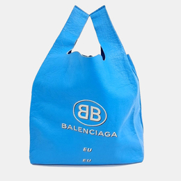Balenciaga Blue Leather tote bag 1147618