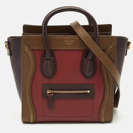 Celine Multicolor Leather Nano Luggage Tote 1147934
