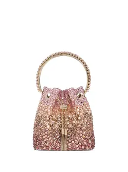 Jimmy Choo Bon Bon crystal satin bag 30005982