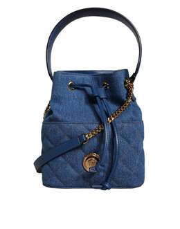 Versace стеганая кожаная сумка через плечо женская, синий 7808625999932 | blue