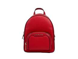 Michael Kors Jaycee Mini XS кожаный рюкзак с карманом на молнии женский, цвет multi 7921353457724 | multi