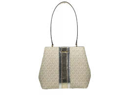 Сумка-ведро Michael Kors Pratt Bucket Medium, женская, цвет бледно-золотой/ 7921257578556 | multi