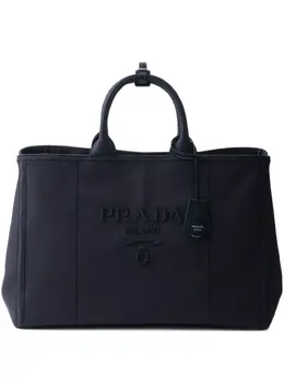 Prada logo-embossed tote bag 29574594