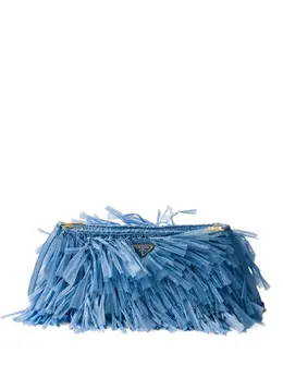 Prada medium fringed clutch bag 29843732