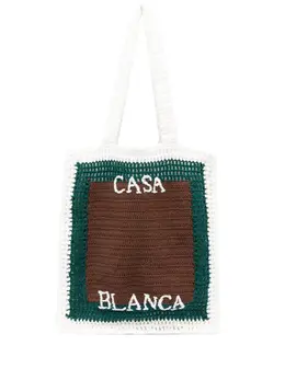 Casablanca Tennis Crochet tote bag 29994752
