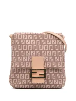 Fendi 2000-2010 Zucchino Canvas crossbody bag 30154814