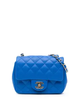 Chanel 2015-2016 Mini Square Classic Lambskin Single Flap crossbody bag 30156728